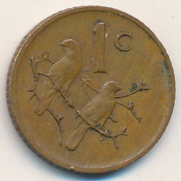 ЮАР, 1 цент (1980 г.)