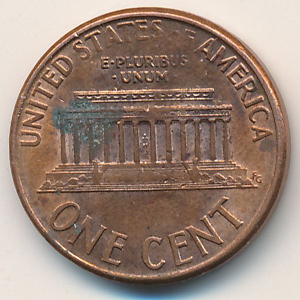 США, 1 цент (1995 г.)