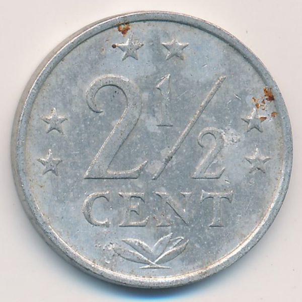 Антильские острова, 2 1/2 цента (1979 г.)