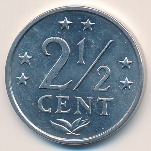 Антильские острова, 2 1/2 цента (1981 г.)