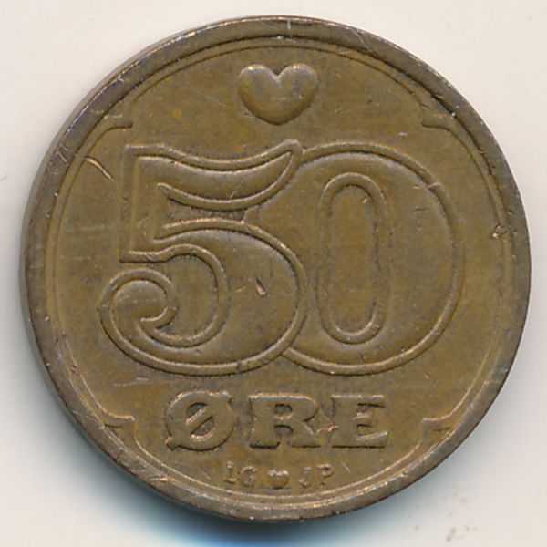 Дания, 50 эре (1994 г.)