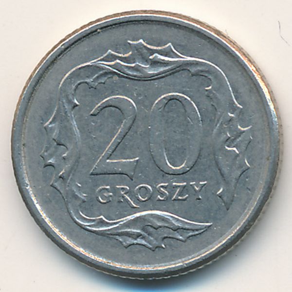 Польша, 20 грошей (1997 г.)