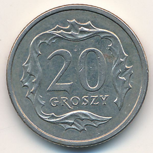 Польша, 20 грошей (2004 г.)