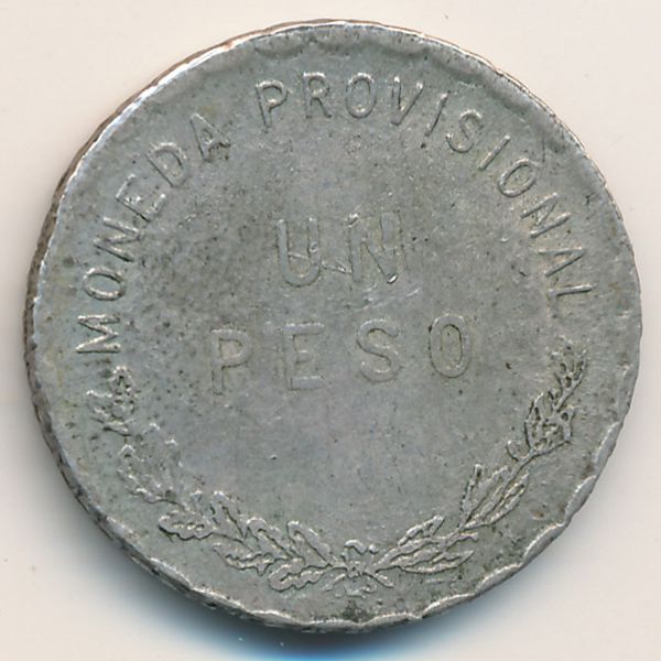 Оахака, 1 песо (1915 г.)