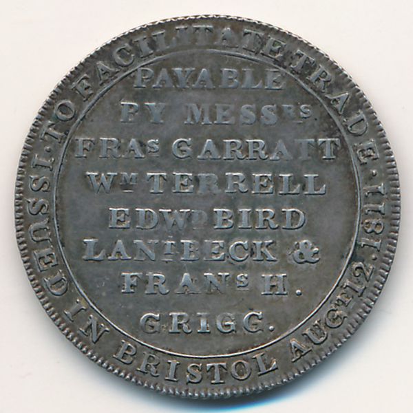 Бристоль, 12 пенсов (1811 г.)