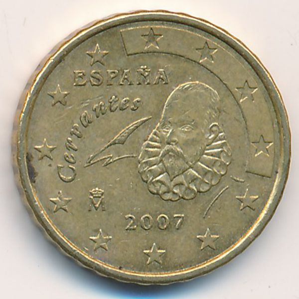 Испания, 10 евроцентов (2007 г.)