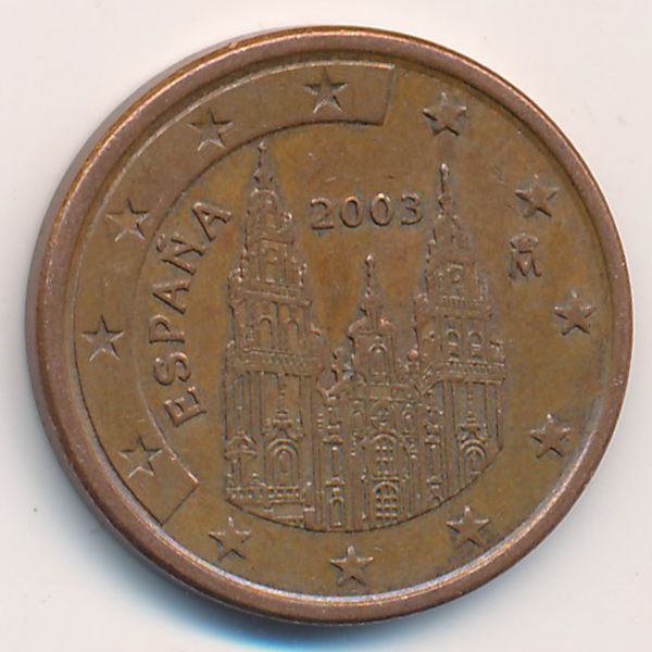 Испания, 5 евроцентов (2003 г.)