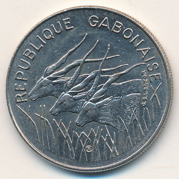 Габон, 100 франков (1982 г.)