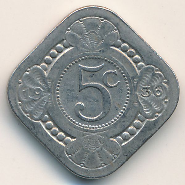 Нидерланды, 5 центов (1936 г.)