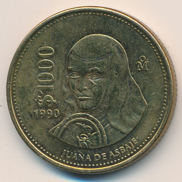 Мексика, 1000 песо (1990 г.)