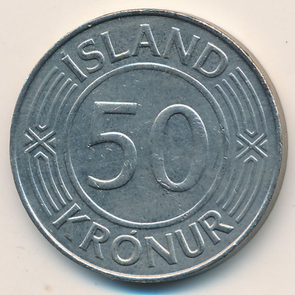 Исландия, 50 крон (1968 г.)