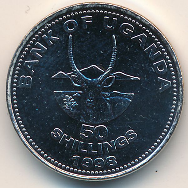 Уганда, 50 шиллингов (1998 г.)