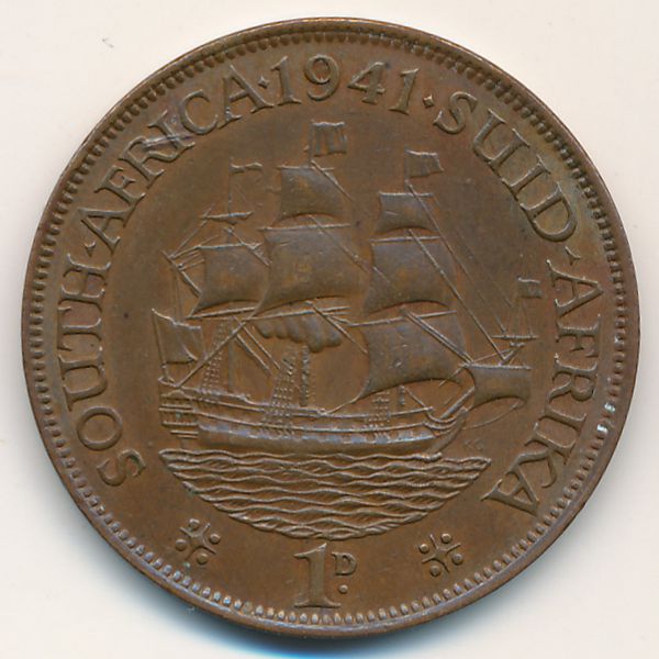 ЮАР, 1 пенни (1941 г.)