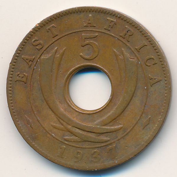 Восточная Африка, 5 центов (1937 г.)