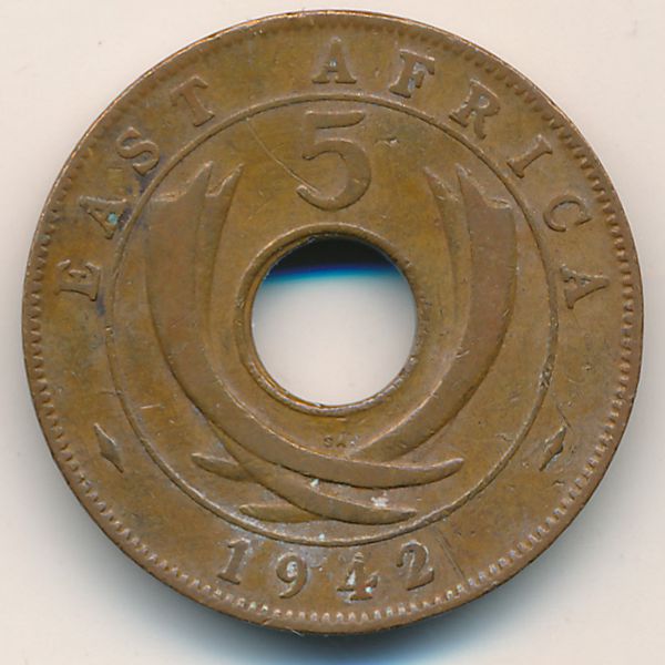 Восточная Африка, 5 центов (1942 г.)