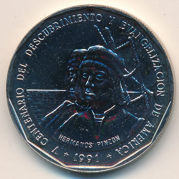 Доминиканская республика, 1 песо (1991 г.)