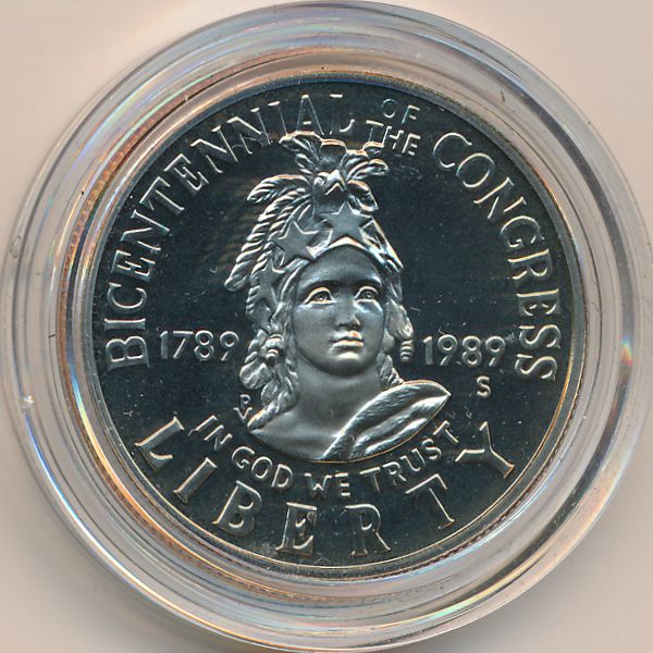 США, 1/2 доллара (1989 г.)