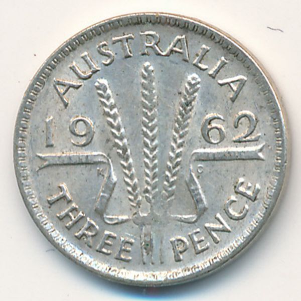 Австралия, 3 пенса (1962 г.)