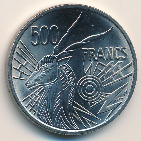 Центральная Африка, 500 франков (1976 г.)