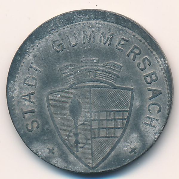 Гуммерсбах., 50 пфеннигов (1917 г.)