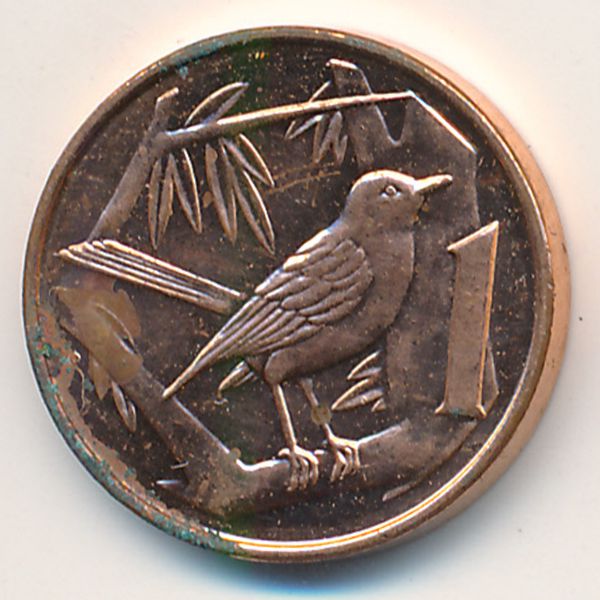 Каймановы острова, 1 цент (2002 г.)