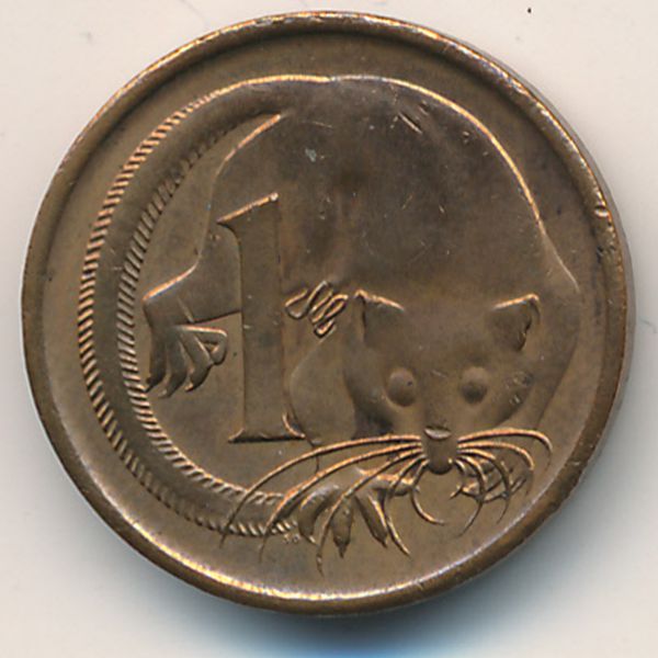 Австралия, 1 цент (1976 г.)