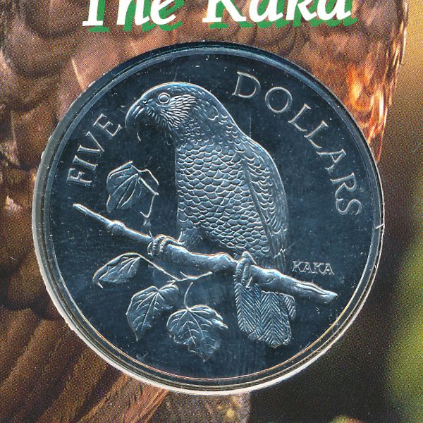 Новая Зеландия, 5 долларов (1996 г.)
