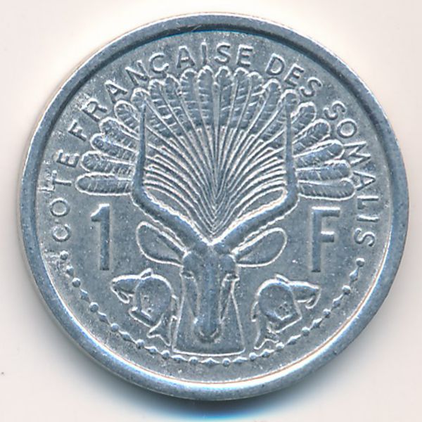 Французское Сомали, 1 франк (1959 г.)