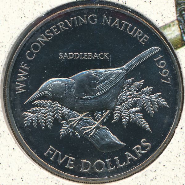 Новая Зеландия, 5 долларов (1997 г.)