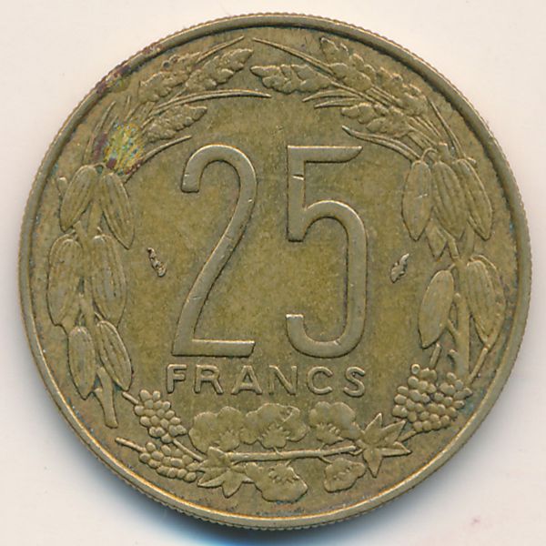 Центральная Африка, 25 франков (1983 г.)