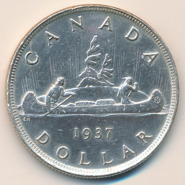 Канада, 1 доллар (1937 г.)
