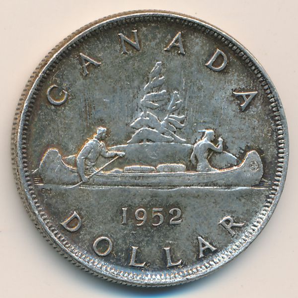 Канада, 1 доллар (1952 г.)