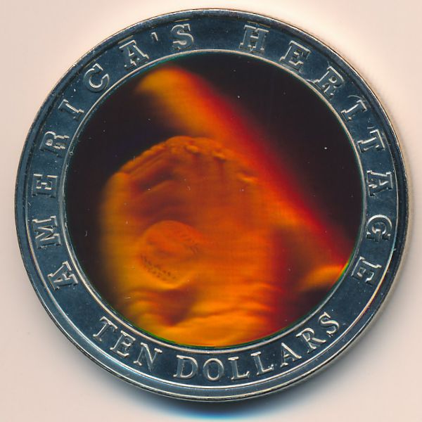 Либерия, 10 долларов (2002 г.)