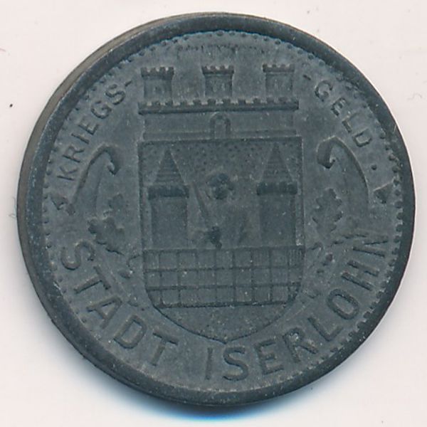 Изерлон., 10 пфеннигов (1917 г.)