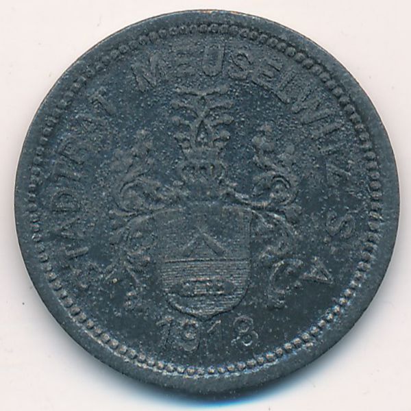 Мойзельвиц., 50 пфеннигов (1918 г.)