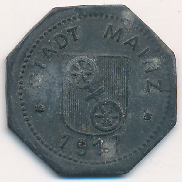 Майнц., 5 пфеннигов (1917 г.)