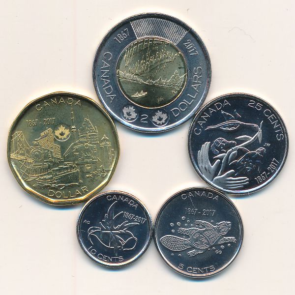 Канада, Набор монет (2017 г.)