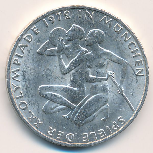 ФРГ, 10 марок (1972 г.)