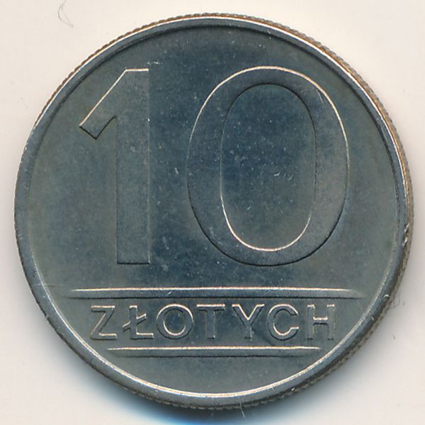 Польша, 10 злотых (1984 г.)