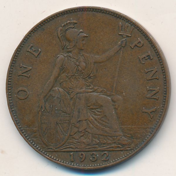 Великобритания, 1 пенни (1932 г.)