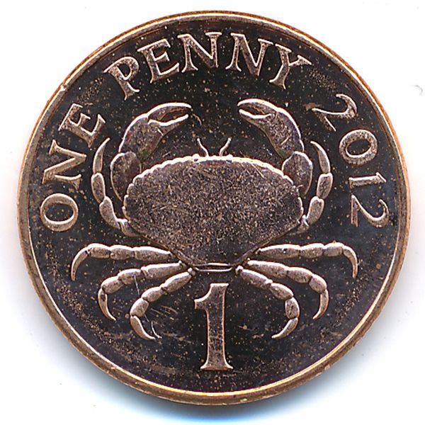 Гернси, 1 пенни (2012 г.)