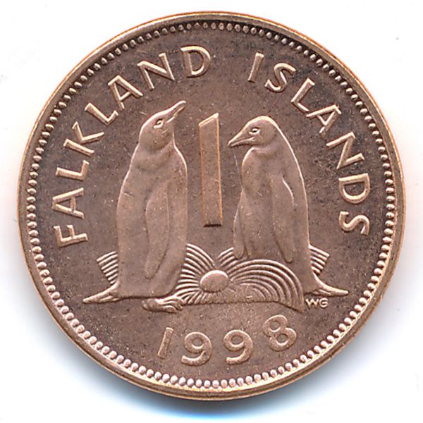 Фолклендские острова, 1 пенни (1998 г.)