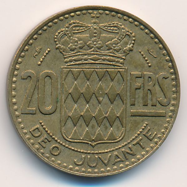 Монако, 20 франков (1951 г.)