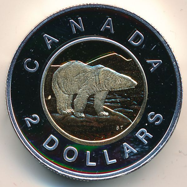 Канада, 2 доллара (1996 г.)