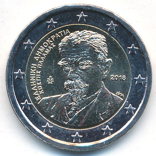 Греция, 2 евро (2018 г.)