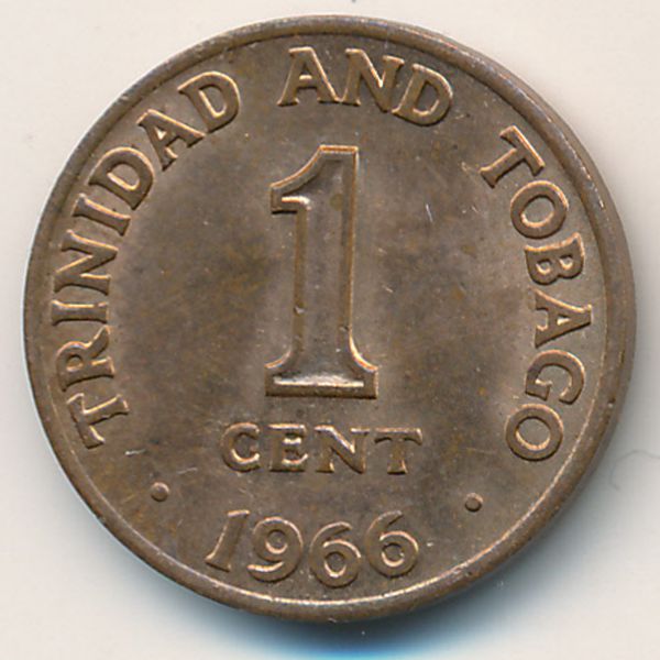 Тринидад и Тобаго, 1 цент (1966 г.)