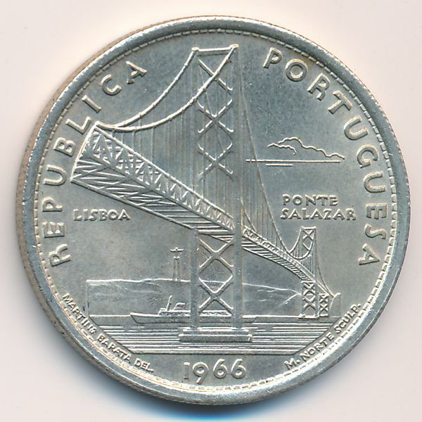 Португалия, 20 эскудо (1966 г.)