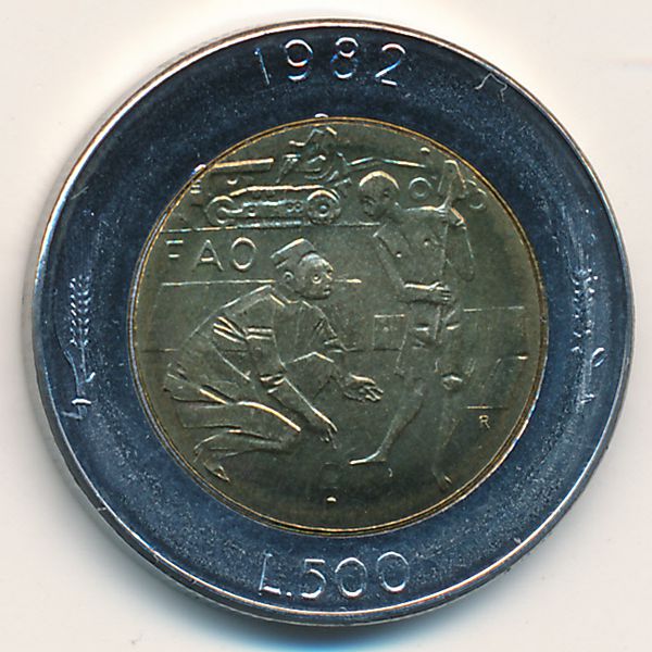 Сан-Марино, 500 лир (1982 г.)