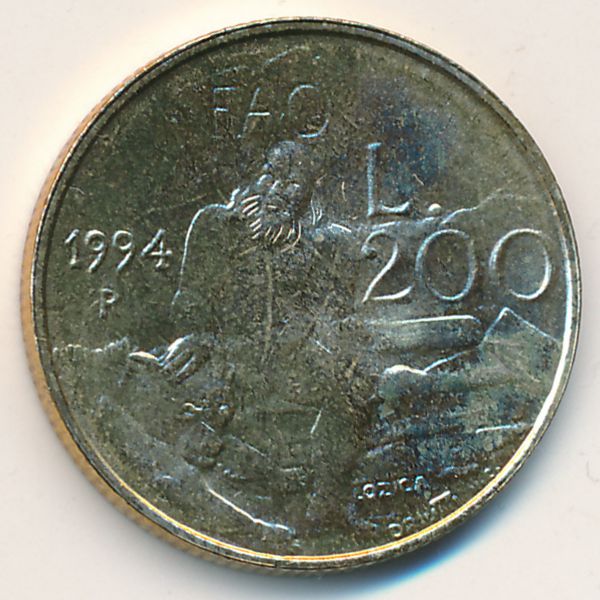 Сан-Марино, 200 лир (1994 г.)