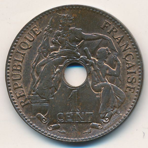 Французский Индокитай, 1 цент (1903 г.)